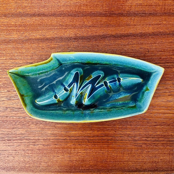 Vintage Sunburst Ashtray/ Candy Dish / Serving Tray Mid Century Modern - Picture 2 of 3
